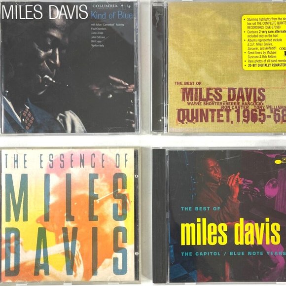 Miles Davis Media Miles Davis 4 Cd Lot Essence Kind Of Blue Best